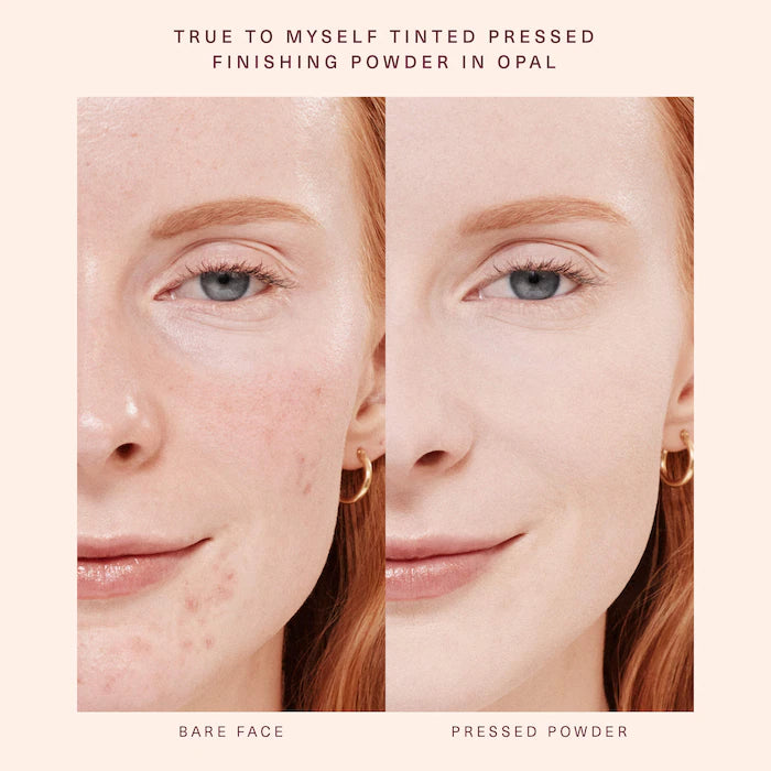 True to Myself Tinted Pressed Talc-Free Finishing Powder-Opal - fair with neutral undertone