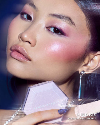 DIAMOND BOMB ALL-OVER DIAMOND VEIL- PINK ICE