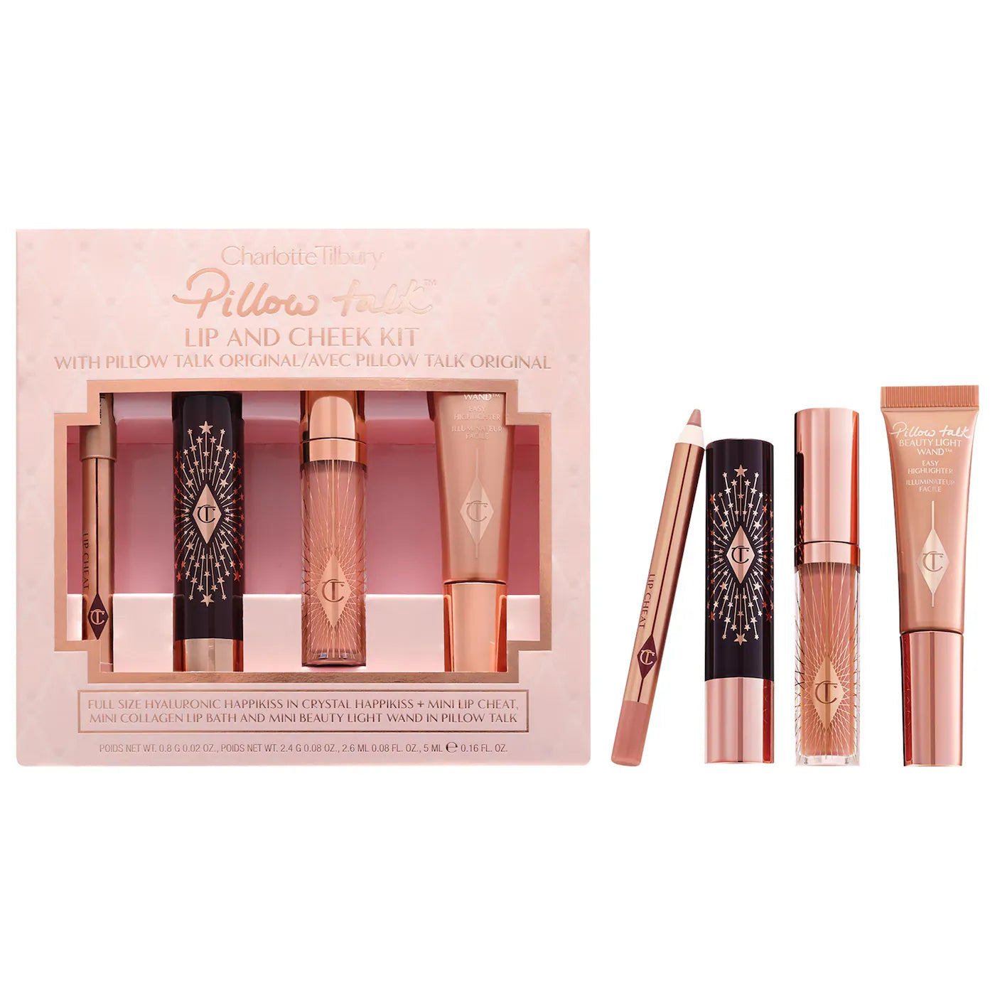 Charlotte Tilbury - Pillow Talk Iconic Lip and Cheek Secrets Set-Pillow talk