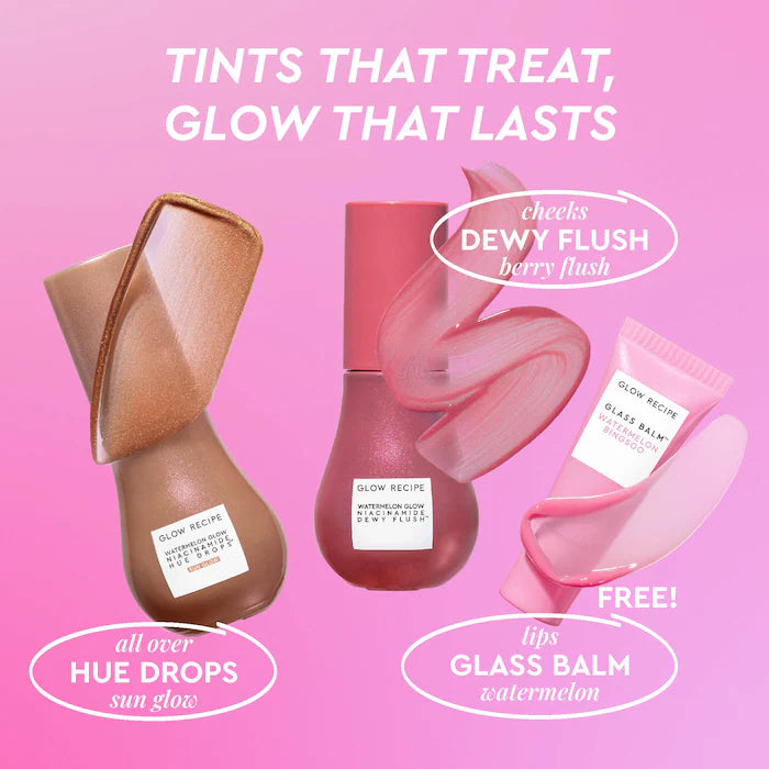 Best of Glow Hues - Tinted Serum, Cheek & Lip Gift Set