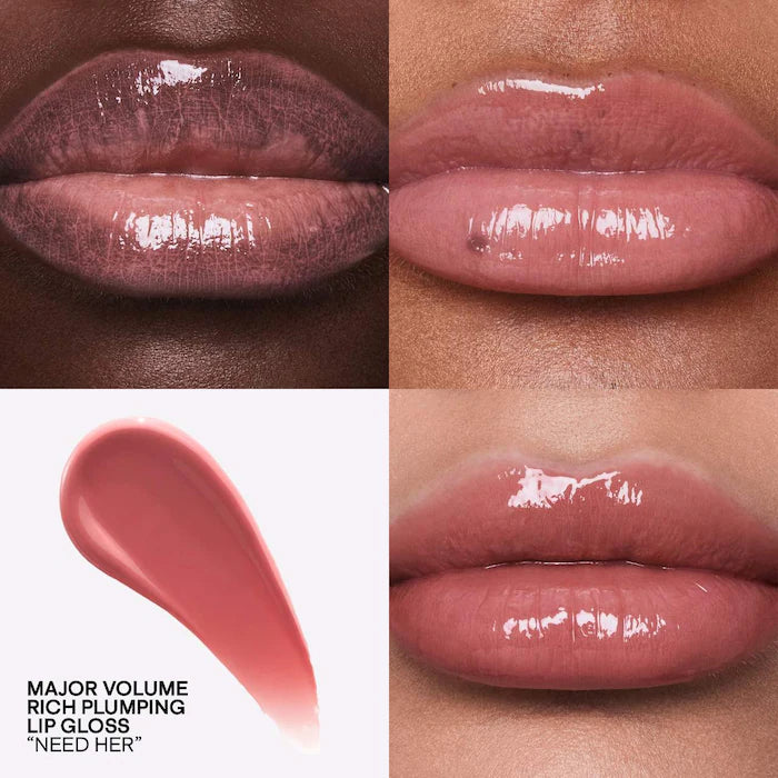 Major Volume Plumping Lip Gloss-Need Her - rich soft blush