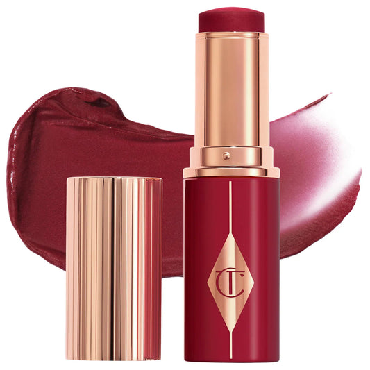 Charlotte Tilbury - Unreal Lip + Cheek Glow Blush Stick with Hyaluronic Acid-Berry glow