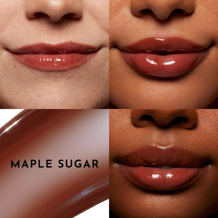 Forget The Filler Lip Plumper Line Smoothing Gloss-Maple Sugar - warm truffle