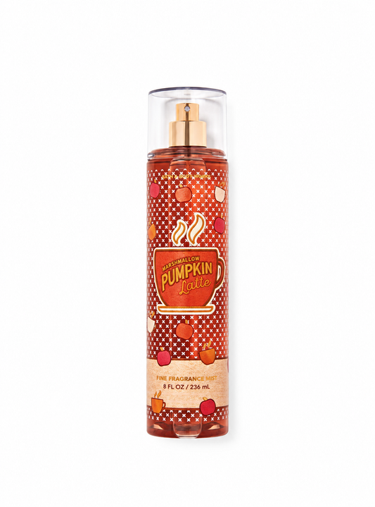 Marshmallow pumpkin latte body spray