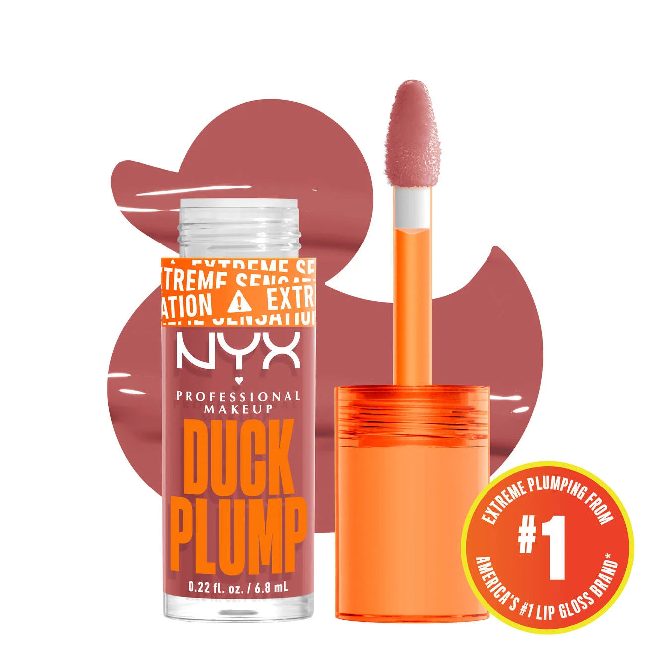 DUCK PLUMP HIGH PIGMENT PLUMPING LIP GLOSS-03 nude swings ( warm nude )