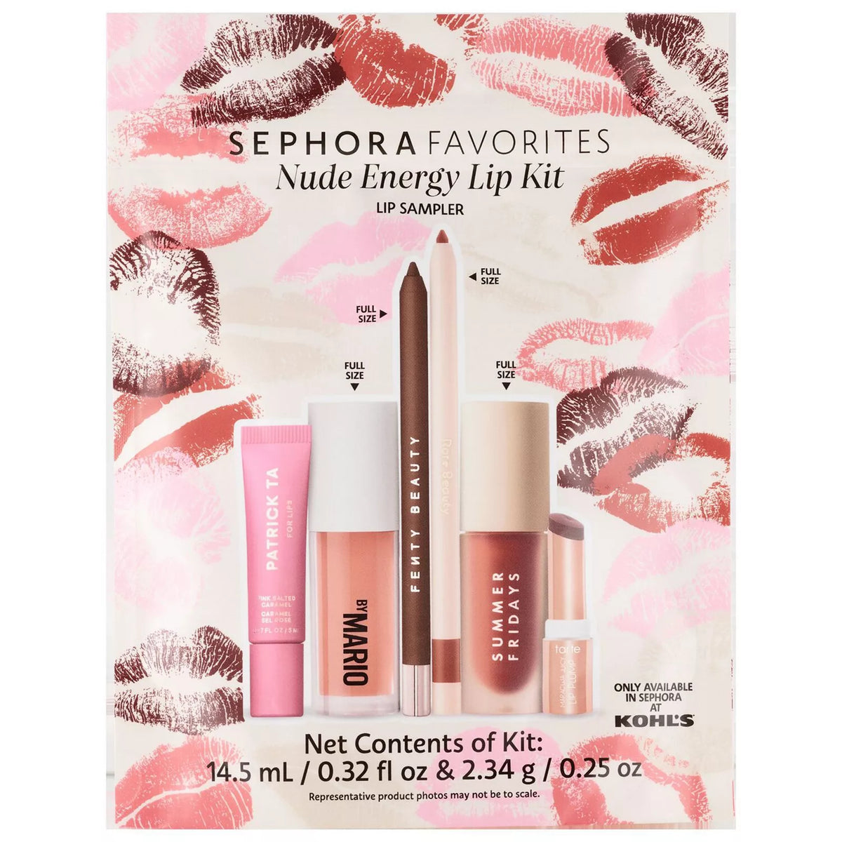 Sephora Favorites - Nude Energy Lip Kit Makeup Set
