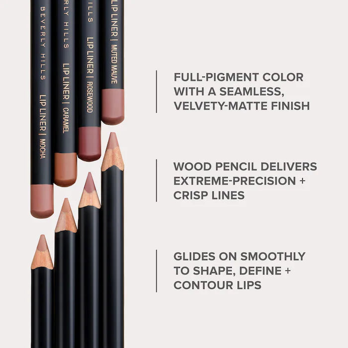 Velvety-Matte Precision Shaping Lip Liner-Hazelnut - nude beige brown