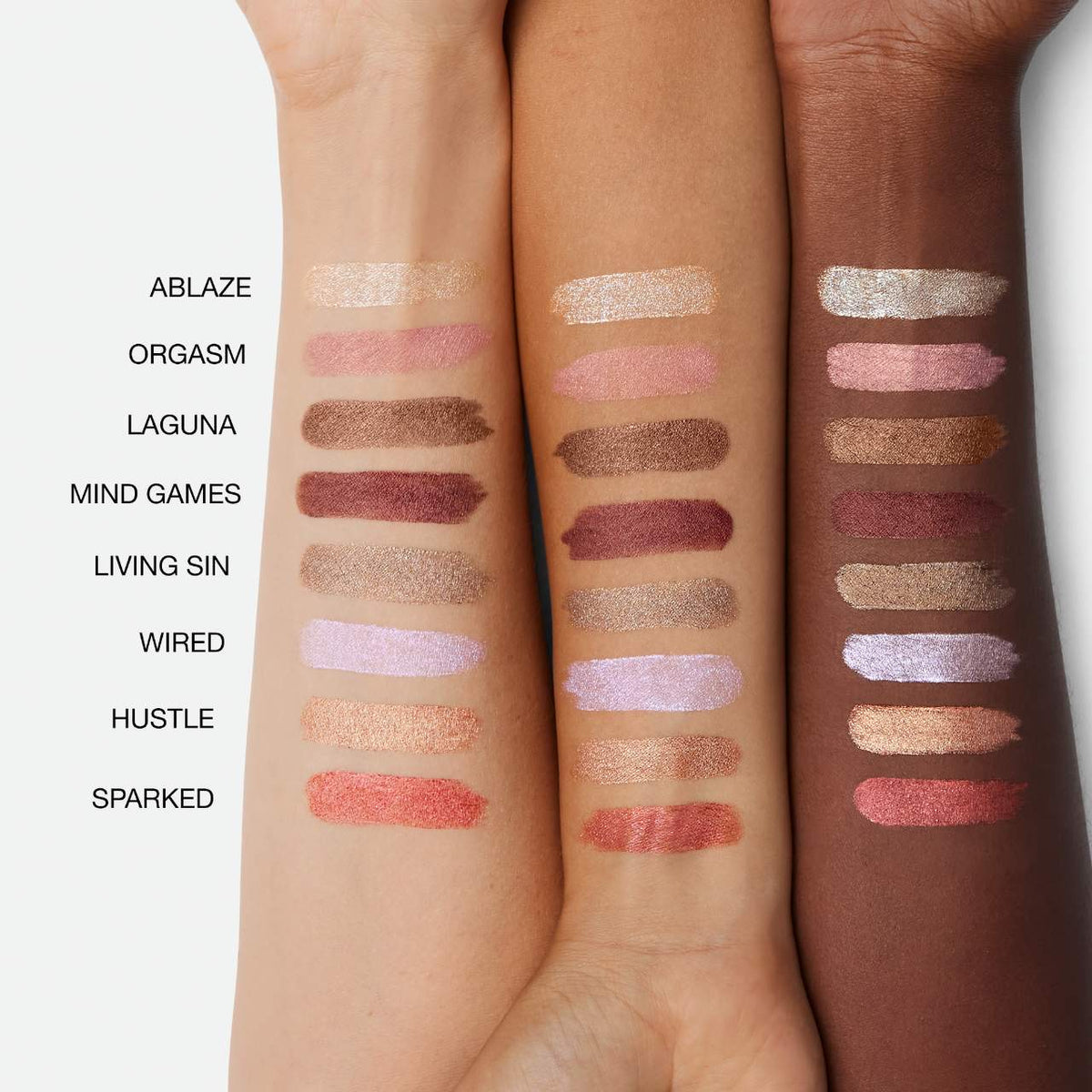 Total Seduction Smudge-Proof Eyeshadow Stick - Orgasm - Peachy pink shimmer