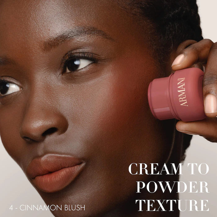 Dolci Blush Smoothing Cream-to-Powder Soft-Matte Balm-4, Cinnamon Blush - neutral brick brown