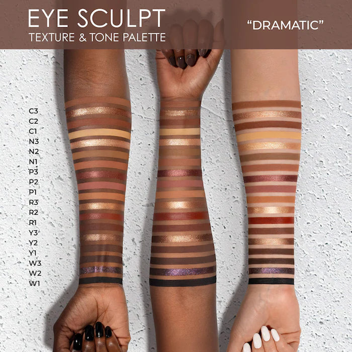 Eye Sculpt Texture & Tone Eyeshadow Palette- Dramatic