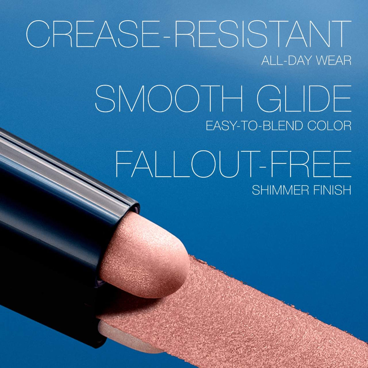 Total Seduction Smudge-Proof Eyeshadow Stick - Orgasm - Peachy pink shimmer