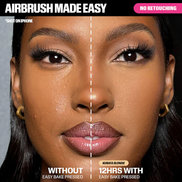 Easy Bake Airbrush Matte Pressed Setting Powder-Kunafa Blondie - tan