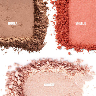 Mini Game On Glow Bronzer, Blush & Highlighter Palette
