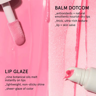 Balm Dotcom Lip Balm and Skin Salve - Rose - sheer pink tint