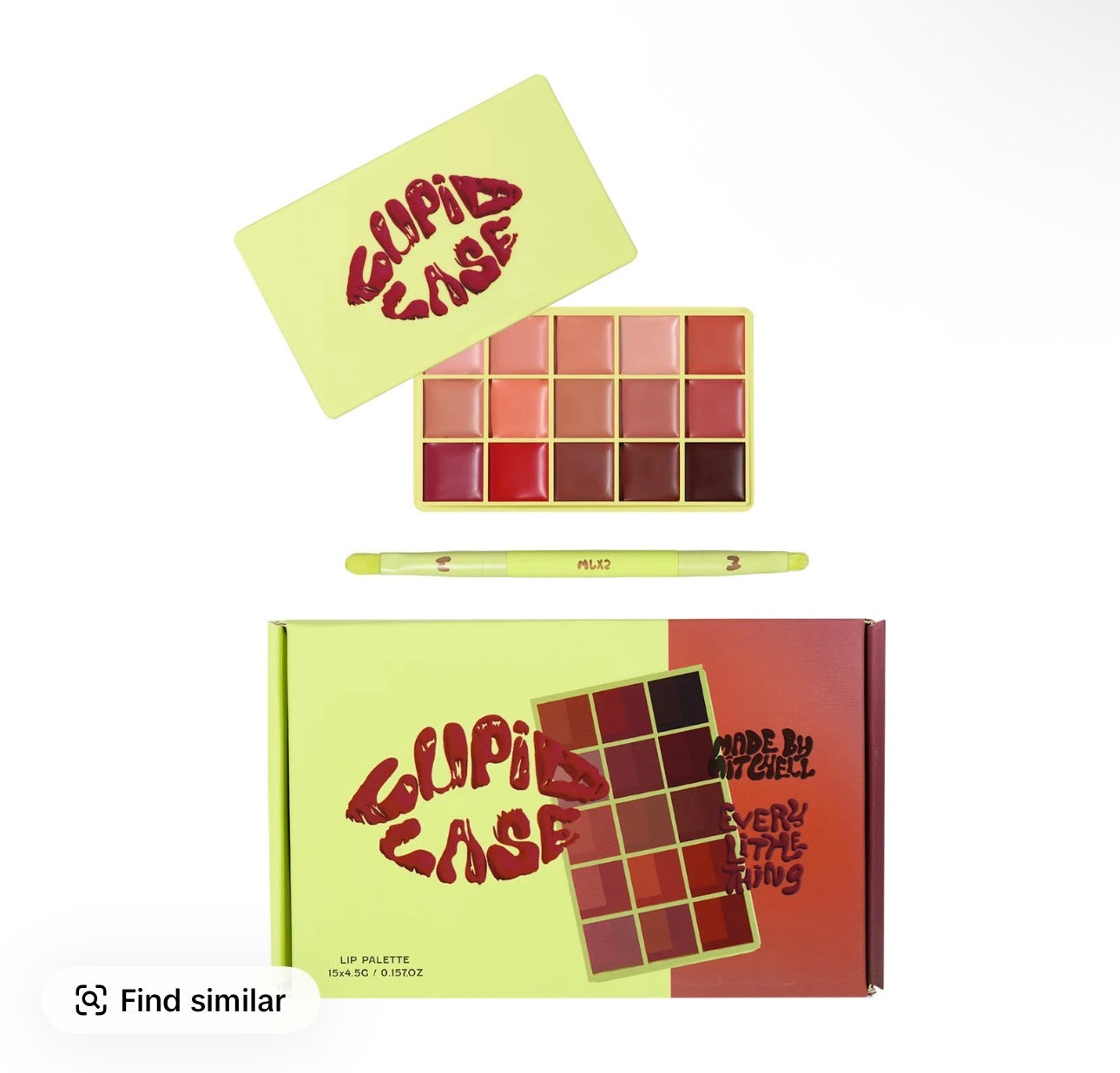Cupid Case Lip Palette & Lip Brush Set-Every Little Thing