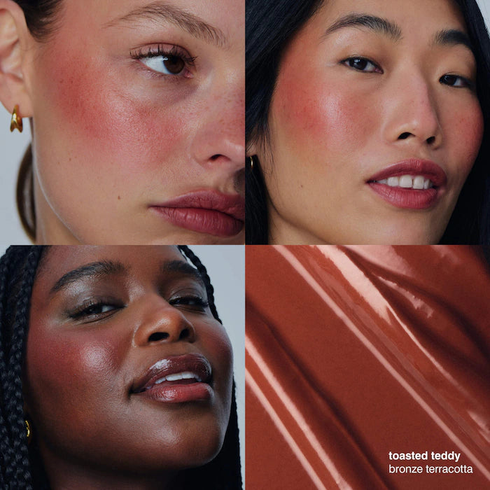 Pocket Blush Buildable Hydrating Cream Blush-Toasted Teddy - bronze terracotta