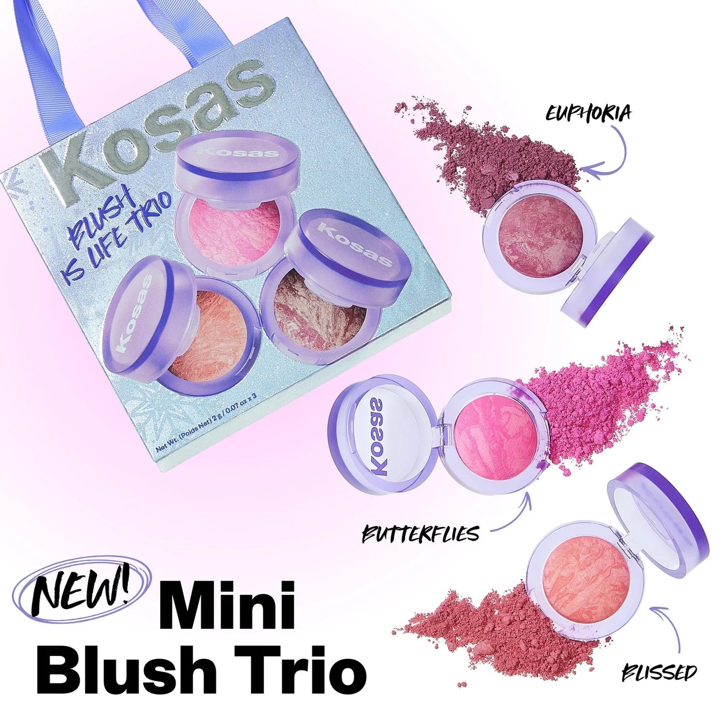 Kosas - Mini Blush is Life Trio