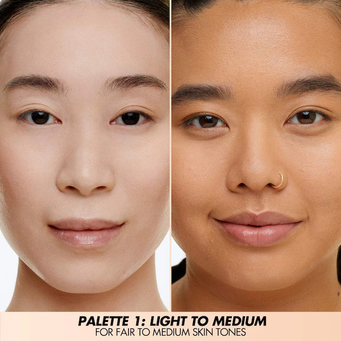 HD Skin Face Essentials Long-Lasting Full Face Cream Palette-Light to Medium - for fair to medium skin tones