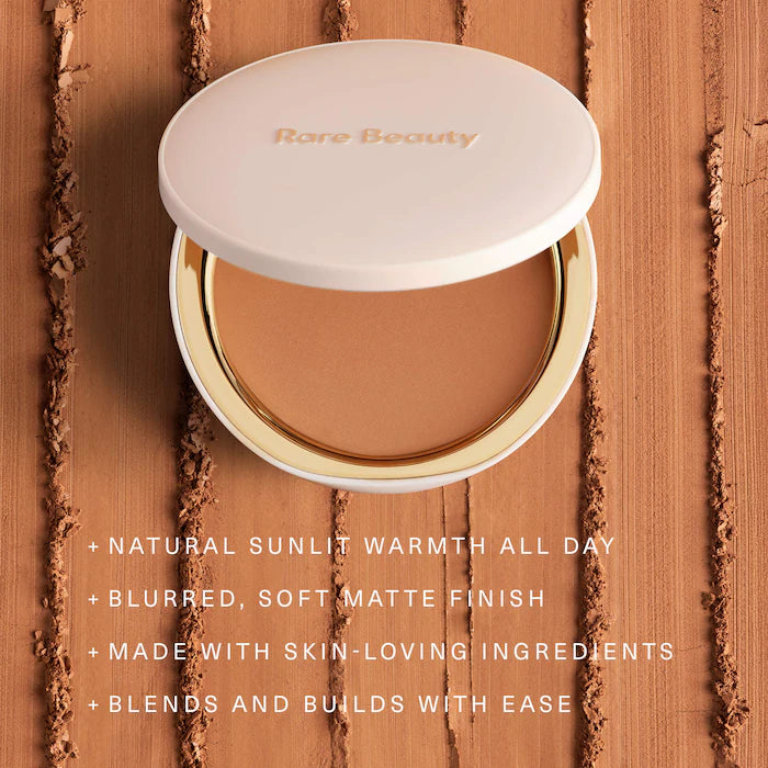 Warm Wishes Soft Matte Powder Bronzer-Summer Feels - light tan with warm undertone