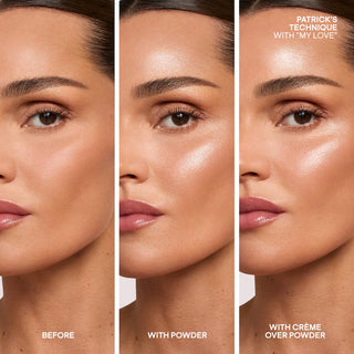Major Glow Creme & Powder Light Reflecting Translucent Highlighter Duo-My Love - diamond sparkle