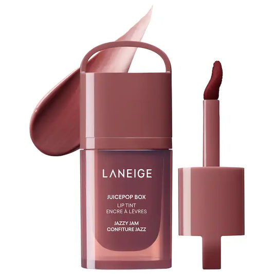 JuicePop Box Hydrating & Lightweight Oil Lip Tint-Jazzy Jam - Light Rosy Brown