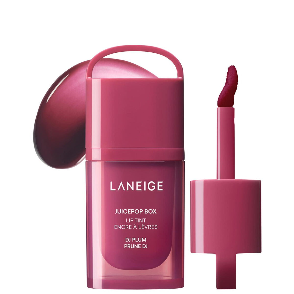 JuicePop Box Hydrating & Lightweight Oil Lip Tint - DJ PLUM