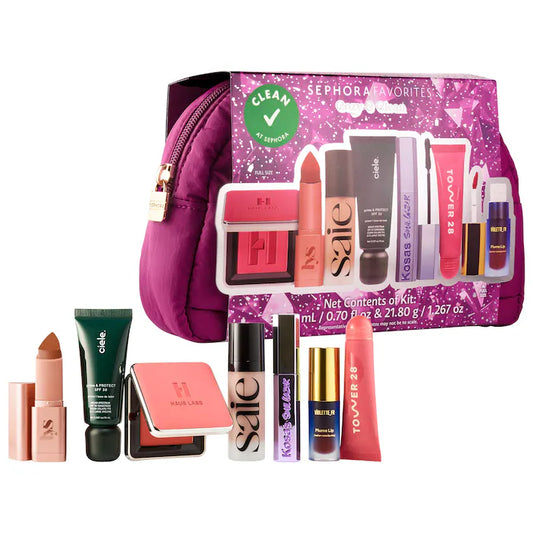 Sephora Cozy & Clean Makeup Value  (180$ value)
