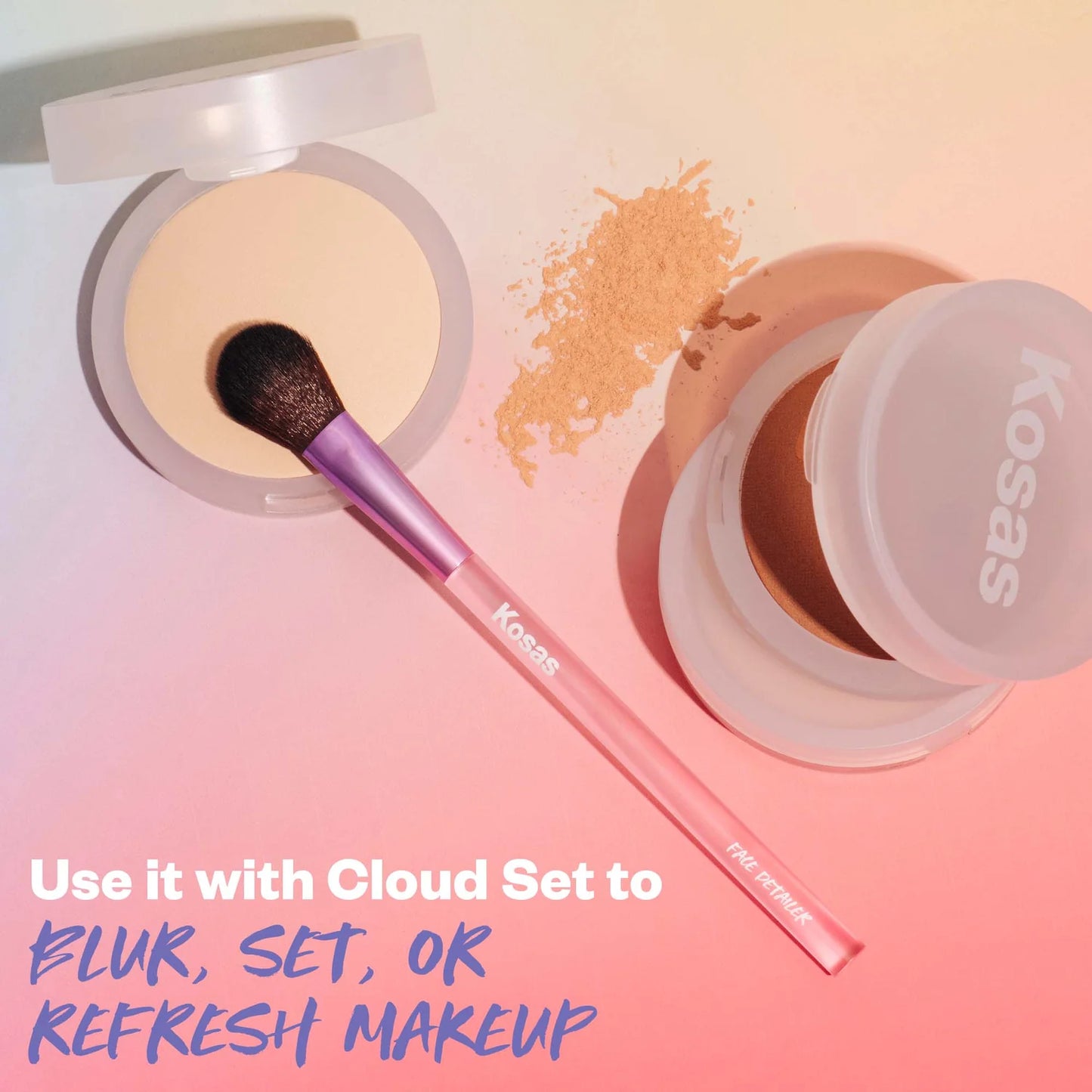 Face Detailer Brush
For setting powder application