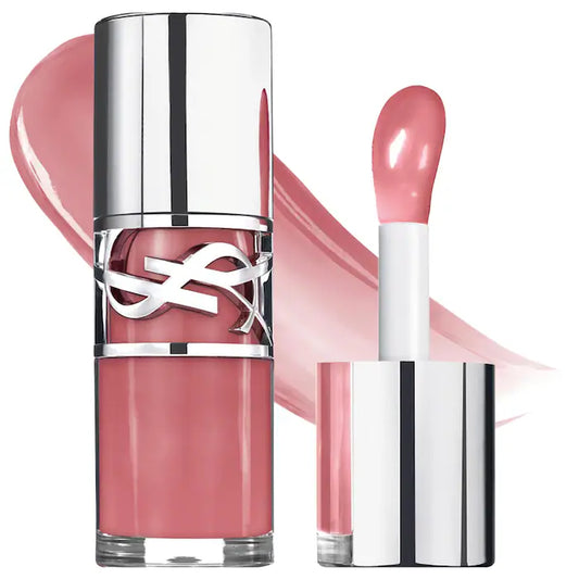 YSL Loveshine Plumping Lip Oil Gloss with Hyaluronic Acid-44 Nude Lavalliere - iconic pink nude