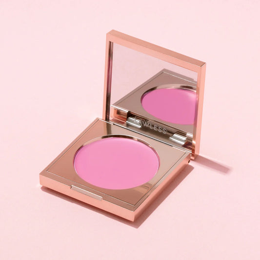 PINCH MY CHEEKS SOFT-BLUR CREAM BLUSH-Gumdrop is a bright baby pink