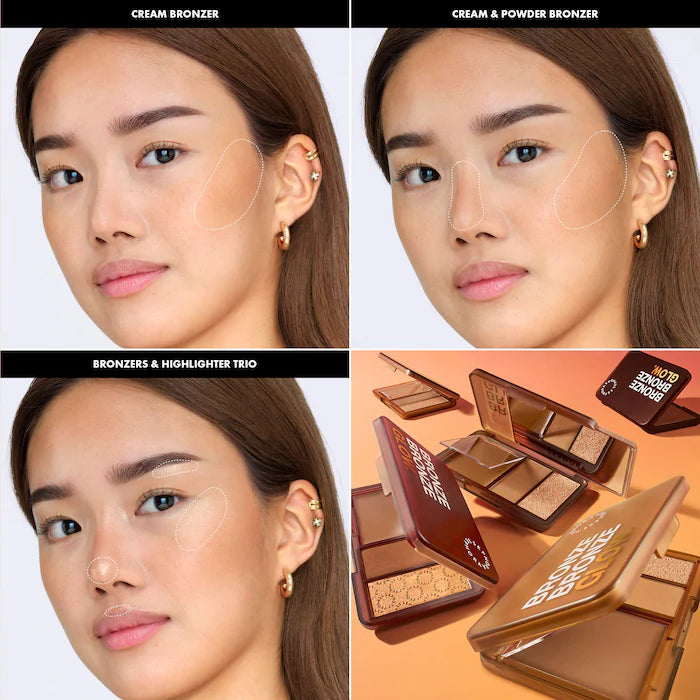 Bronze Bronze Glow Face Palette-02 Born to Bronze - medium warm-neutral tan bronze