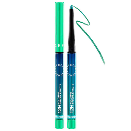 12H Colorful Special Effects Multichrome Eyeliner-02 Green Aurora