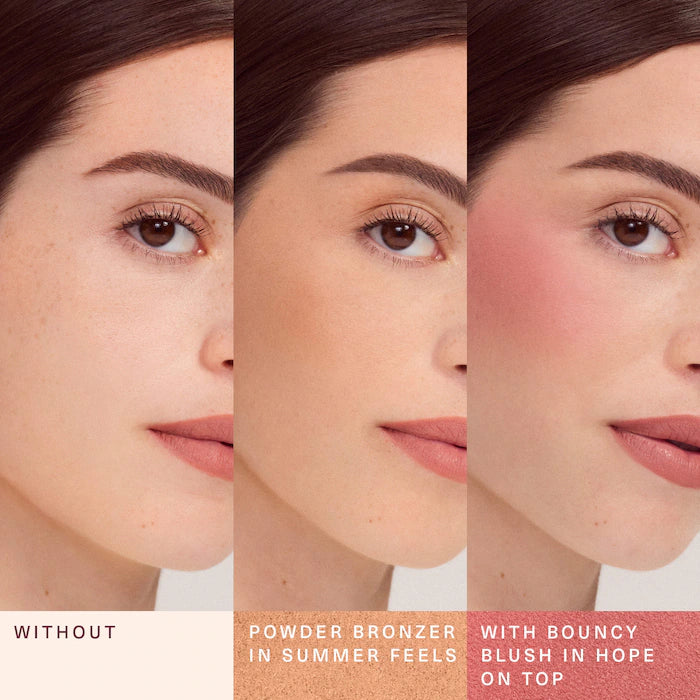 Warm Wishes Soft Matte Powder Bronzer-Summer Feels - light tan with warm undertone