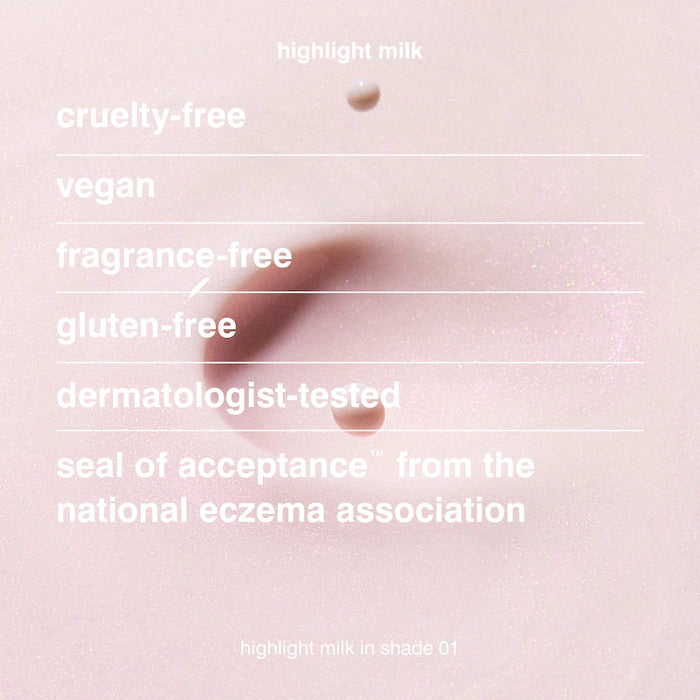 Highlight Milk Multipurpose Luminizer-01 - pearly pink ( Hailey's favorite )