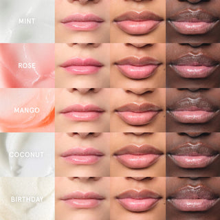 Balm Dotcom Lip Balm and Skin Salve - Rose - sheer pink tint