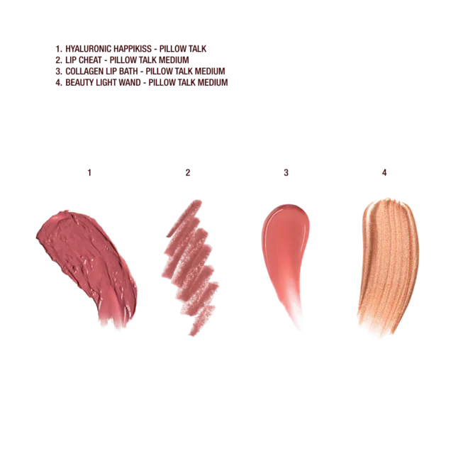 PILLOW TALK ICONIC LIP AND CHEEK KIT-Medium