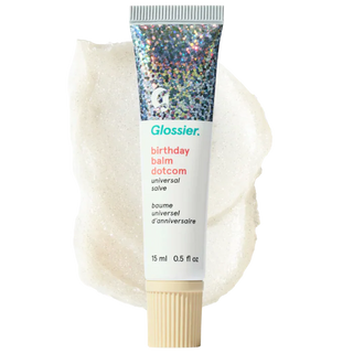 Balm Dotcom Lip Balm and Skin Salve-Birthday - soft shimmer clear