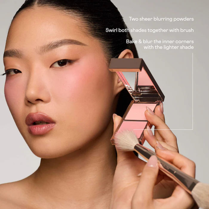 Major Headlines Transition Blurring Under Eye Blush Duo-Shy at first