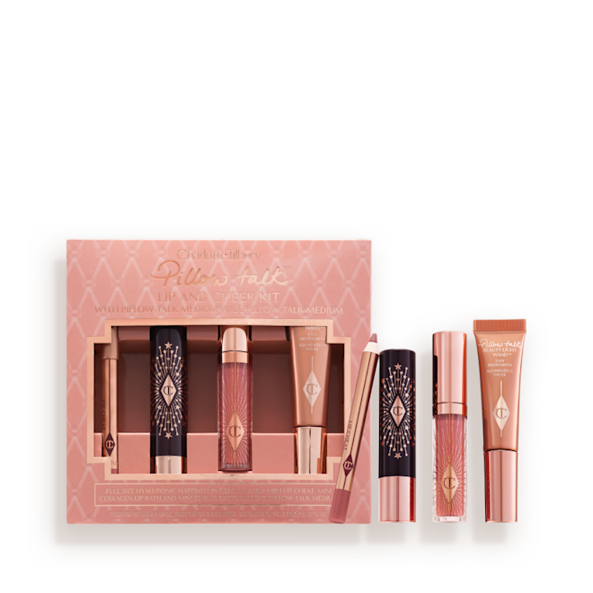 PILLOW TALK ICONIC LIP AND CHEEK KIT-Medium