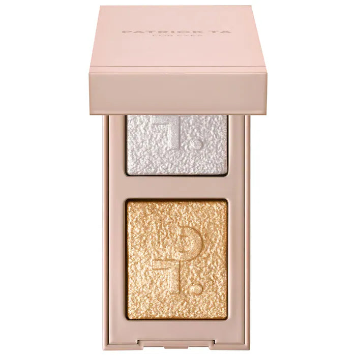 Major Dimension Eye Illusion Eyeshadow Duo-We Need Better Lighting - pearl sparkle, golden sparkle