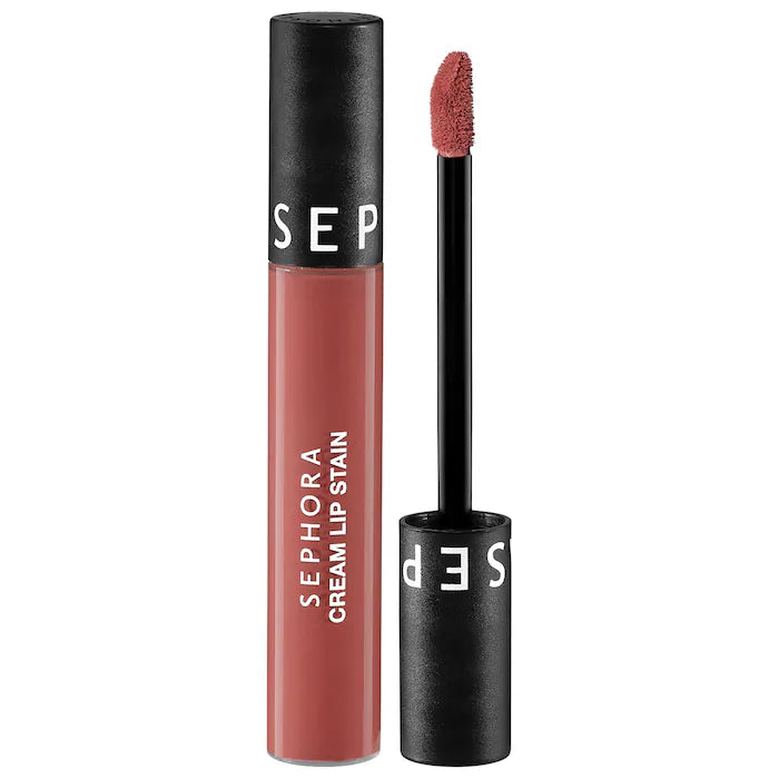 Cream Lip Stain 10HR Liquid Lipstick-122 Casual Peach - matte peachy pink ( BEST-seller )