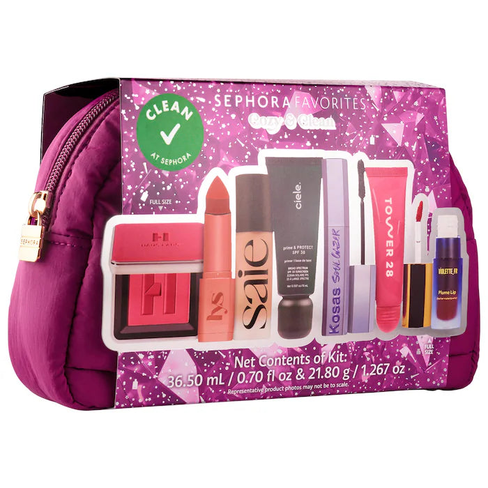 Sephora Cozy & Clean Makeup Value  (180$ value)