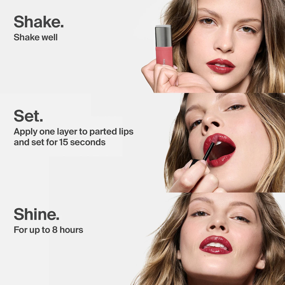 Atomic Shake High-Shine Longwear Lip Lacquer Lipstick - Mahogany - cool brown