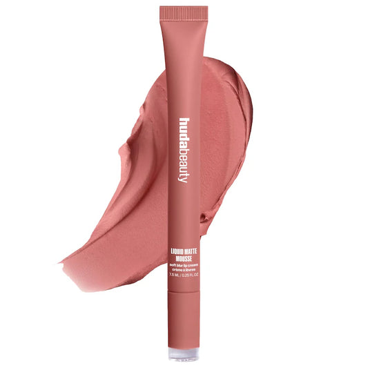Liquid Matte Mousse Soft Blur Lip Cream-Rosy Nude - For a rustic rose finish look use