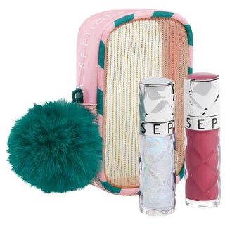 Outrageous Lip Plumper Lip Gloss Makeup Gift Set