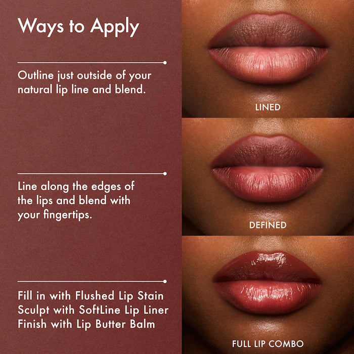 SoftLine Lip Liner Creamy Sculpting Lip Pencil-Brownie - neutral brown