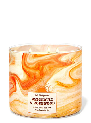 Patchouli & Rosewood - 3-Wick Candle