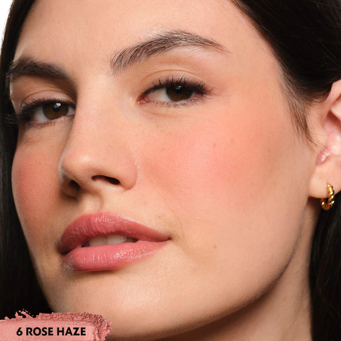 Make Me Blush 24H Buildable Powder Blush-6 Rose Haze - soft nude pink