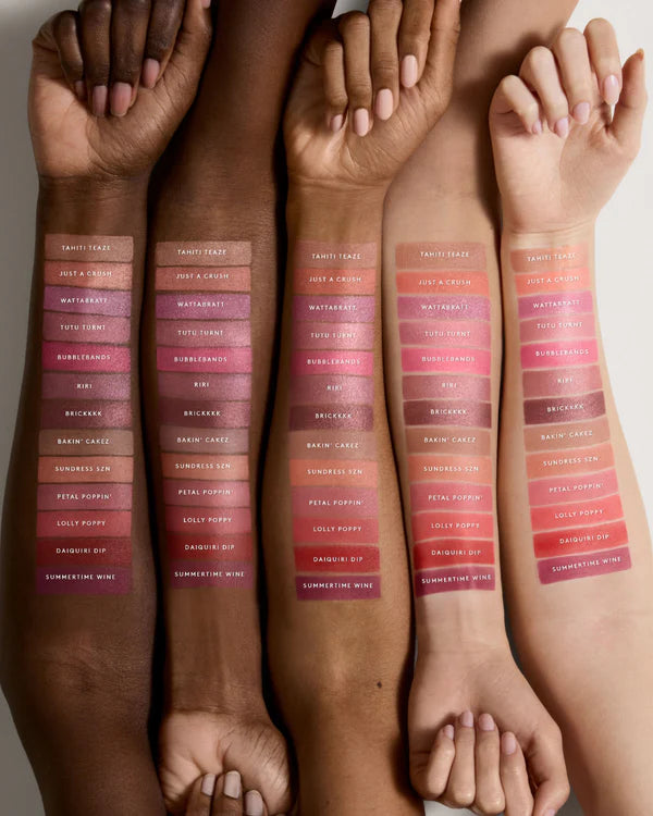 FENTY CHEEKS SUEDE POWDER BLUSH-TUTU TURNT -Shimmering dusty rose