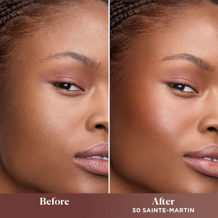 Bronze Color Infusion Talc-Free Matte & Luminous Duo-50 Sainte- Martin - Very Deep Red Bronze